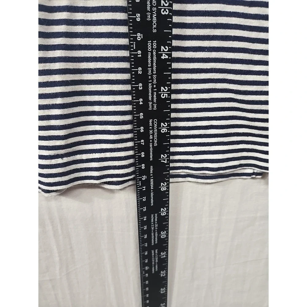Vintage Polo‎ Ralph Lauren Polo Short Shirt Men's L Navy White 1/4 Zip Striped